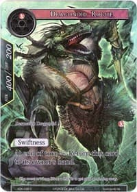 Dragonoid Rogue (Full Art) - Advent of the Demon King - Force of Will card