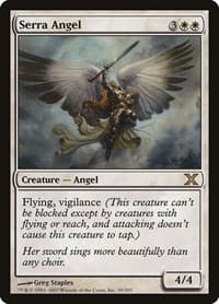 Serra Angel - 10th Edition - Magic: The Gathering card