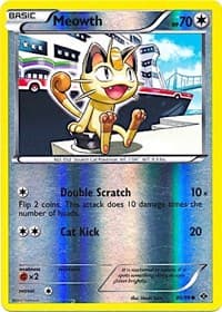 Meowth - 80/99 (Mirror Reverse Holo) - Miscellaneous Cards & Products - Pokemon card