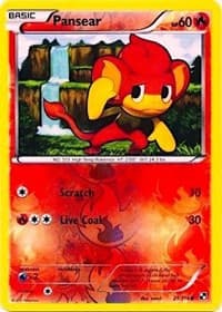 Pansear - 21/114 (Energy Holo) - Miscellaneous Cards & Products - Pokemon card