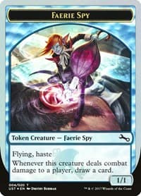 Faerie Spy Token - Unstable - Magic: The Gathering card
