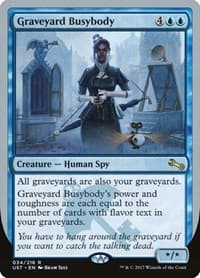 Graveyard Busybody - Unstable - Magic: The Gathering card