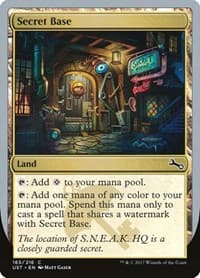 Secret Base (B) - Unstable - Magic: The Gathering card