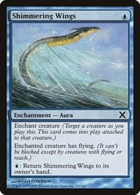 Shimmering Wings - 10th Edition - Magic: The Gathering card