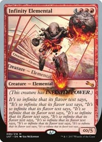 Infinity Elemental - Unstable - Magic: The Gathering card