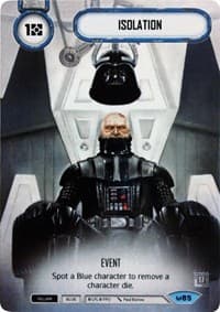 Isolation (Alternate Full Art) - SWD: Promo Cards - Star Wars: Destiny card