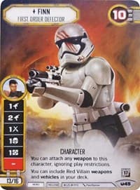 Finn - First Order Defector (Alternate Full Art) - SWD: Promo Cards - Star Wars: Destiny card
