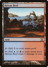 Shivan Reef - 10th Edition - Magic: The Gathering card