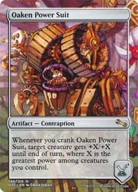 Oaken Power Suit - Unstable - Magic: The Gathering card