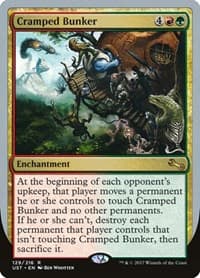 Cramped Bunker - Unstable - Magic: The Gathering card