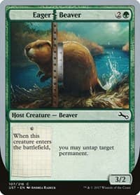 Eager Beaver - Unstable - Magic: The Gathering card