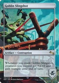 Goblin Slingshot - Unstable - Magic: The Gathering card