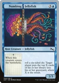 Numbing Jellyfish - Unstable - Magic: The Gathering card