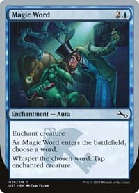 Magic Word - Unstable - Magic: The Gathering card
