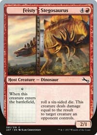 Feisty Stegosaurus - Unstable - Magic: The Gathering card