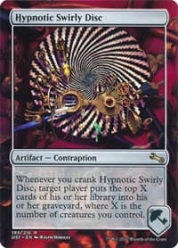 Hypnotic Swirly Disc - Unstable - Magic: The Gathering card