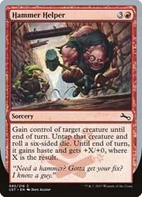 Hammer Helper - Unstable - Magic: The Gathering card