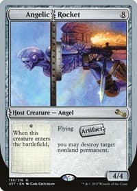 Angelic Rocket - Unstable - Magic: The Gathering card