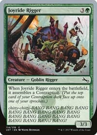 Joyride Rigger - Unstable - Magic: The Gathering card