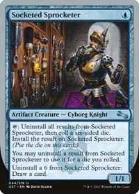 Socketed Sprocketer - Unstable - Magic: The Gathering card