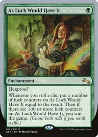 As Luck Would Have It - Unstable - Magic: The Gathering card