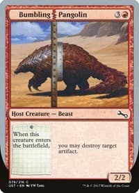 Bumbling Pangolin - Unstable - Magic: The Gathering card