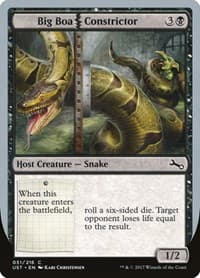 Big Boa Constrictor - Unstable - Magic: The Gathering card