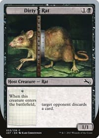 Dirty Rat - Unstable - Magic: The Gathering card