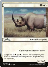 Rhino- - Unstable - Magic: The Gathering card