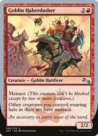 Goblin Haberdasher - Unstable - Magic: The Gathering card
