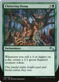 Chittering Doom - Unstable - Magic: The Gathering card