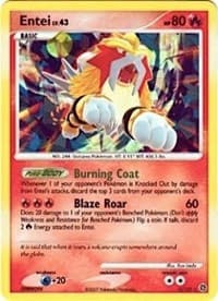 Entei - 4/132 (Cracked Ice Holo) - Miscellaneous Cards & Products - Pokemon card