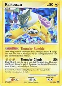 Raikou - 16/132 (Cracked Ice Holo) - Miscellaneous Cards & Products - Pokemon card
