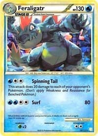 Feraligatr - 20/123 (Cracked Ice Holo) - Deck Exclusives - Pokemon card