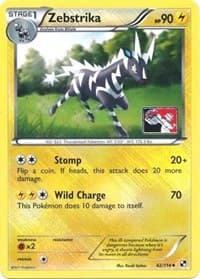 Zebstrika - 42/114 (League Promo) - League & Championship Cards - Pokemon card
