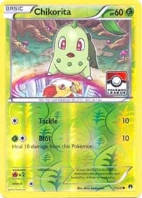 Chikorita - 1/122 (Pokemon League) - League & Championship Cards - Pokemon card