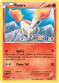 Ponyta - 14/83 (Toys R Us Promo) - Miscellaneous Cards & Products - Pokemon card