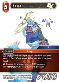 Edgar EX - Opus IV - Final Fantasy TCG card