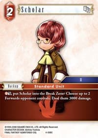 Scholar - Opus IV - Final Fantasy TCG card
