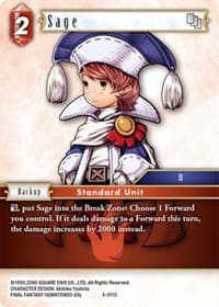 Sage - Opus IV - Final Fantasy TCG card