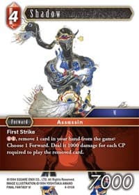 Shadow - Opus IV - Final Fantasy TCG card