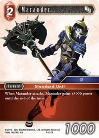 Marauder - Opus IV - Final Fantasy TCG card
