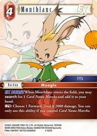 Montblanc EX - Opus IV - Final Fantasy TCG card
