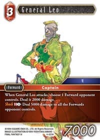 General Leo - Opus IV - Final Fantasy TCG card