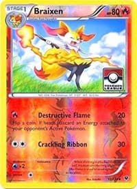 Braixen - 12/124 (Pokemon League) - League & Championship Cards - Pokemon card