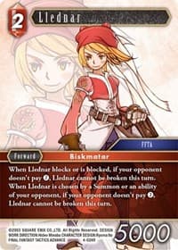 Llednar - Opus IV - Final Fantasy TCG card