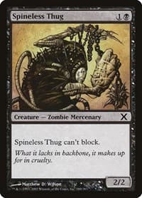 Spineless Thug - 10th Edition - Magic: The Gathering card