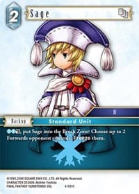Sage (4-031C) - Opus IV - Final Fantasy TCG card