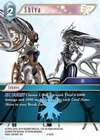 Shiva EX - Opus IV - Final Fantasy TCG card