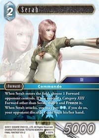 Serah - Opus IV - Final Fantasy TCG card